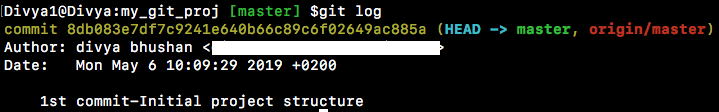 git commit