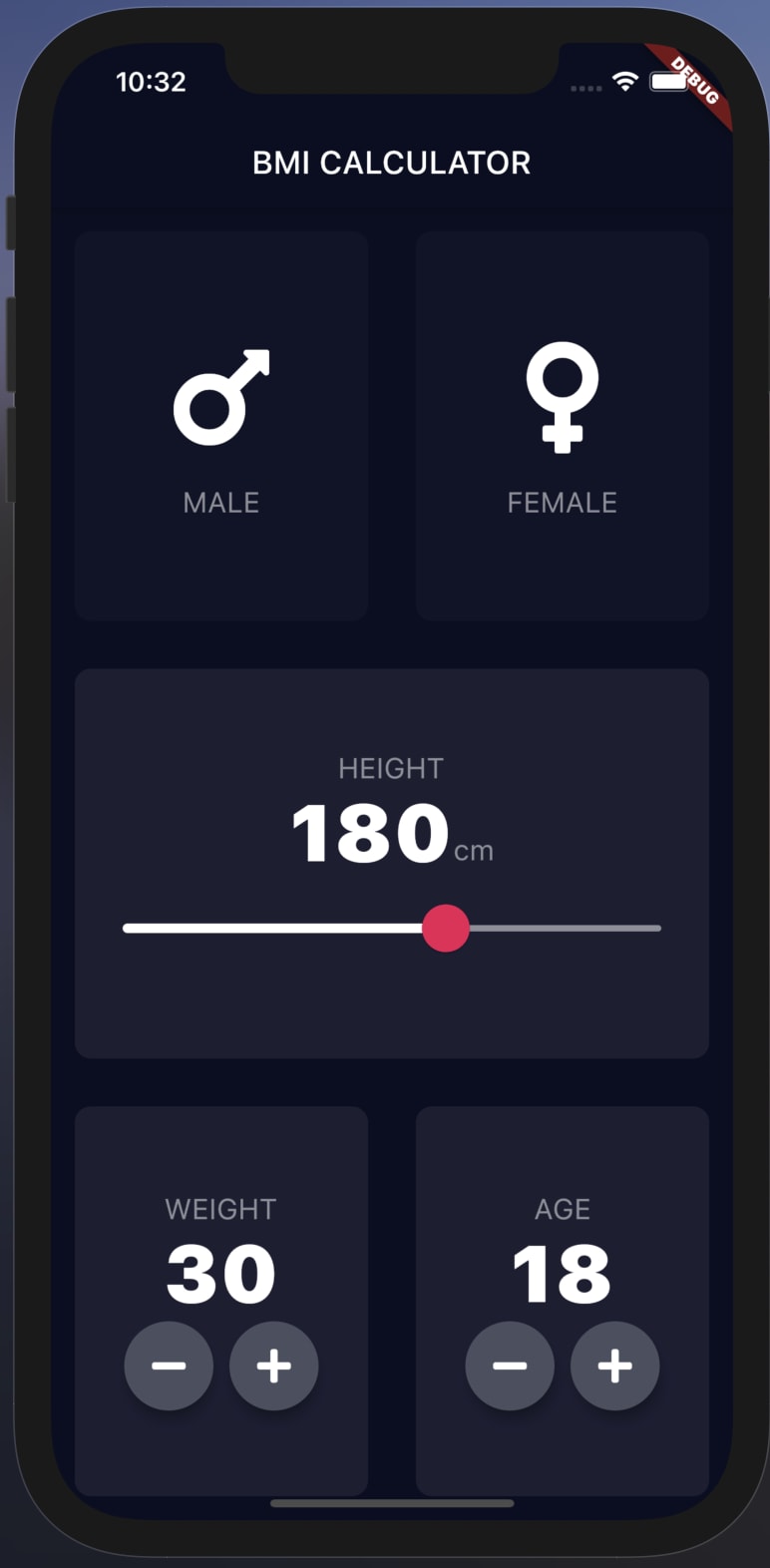 Let's Build a BMI Calculator App with Flutter Part - 2 - DEV Community
