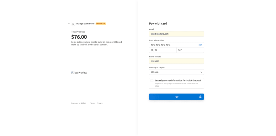 Stripe Checkout
