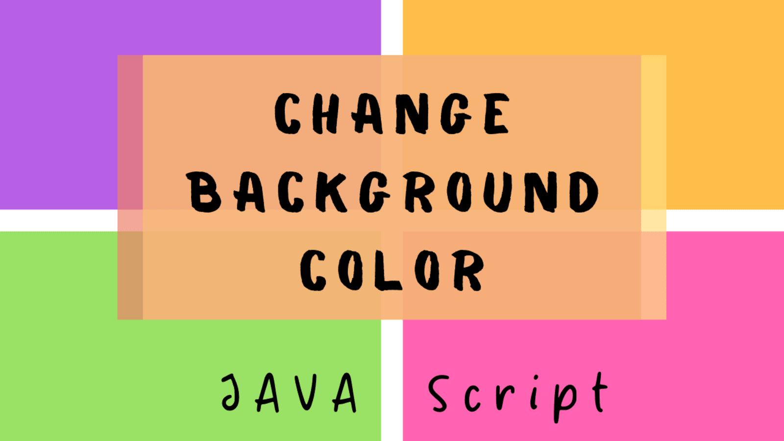 Change the Background Color using JavaScript / HTML & CSS - DEV Community  ?‍??‍?