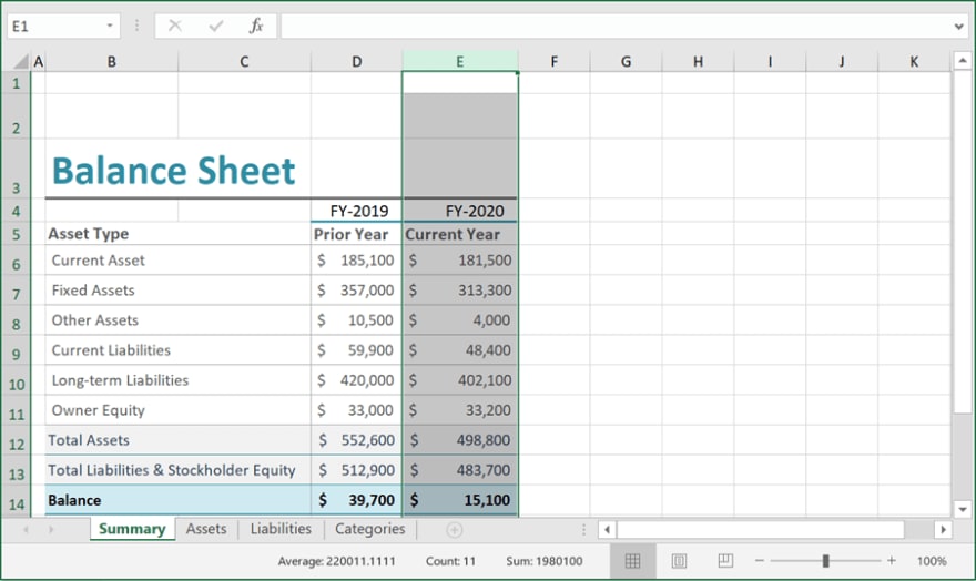 How to Create a Balance Sheet Using Flutter Excel Library DEV Community