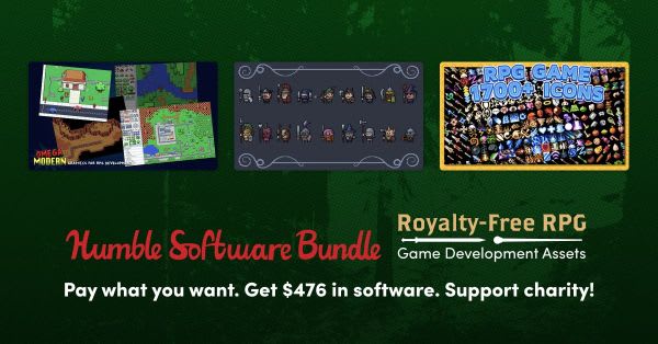 HUMBLE SOFTWARE BUNDLE: ROYALTY-FREE RPG GAME DEVELOPMENT ASSETS