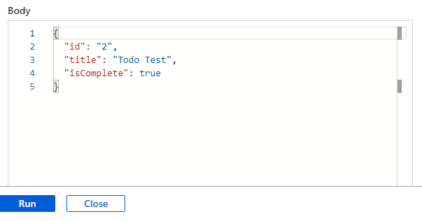 making a request with our function