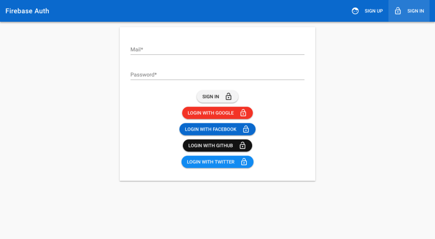 Vue Firebase UI: Create Login Page [Facebook/Google Auth] - DEV Community