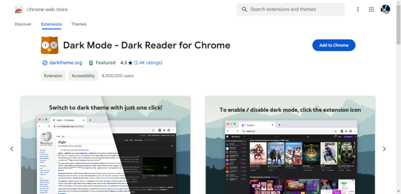 Dark Mode