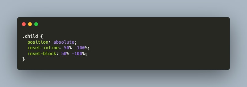 Position your element with CSS inset logical property