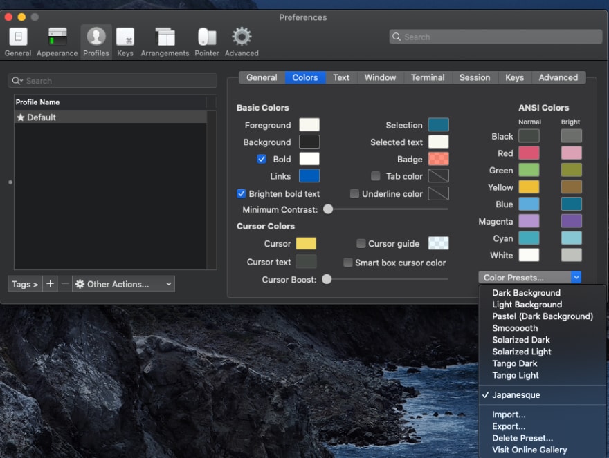 iterm2 color schemes best