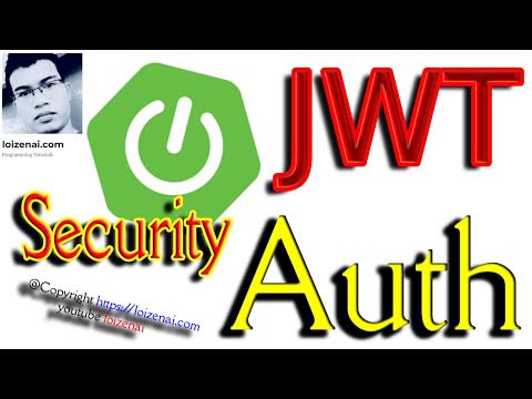 Video guide SpringBoot JWT authentication