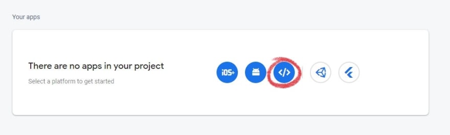 firebase project registration instruction