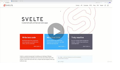 best course to learn Svelte.js for web developers