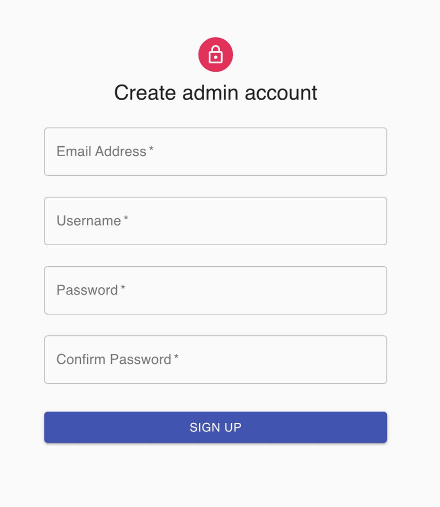 Register an admin account on Commun