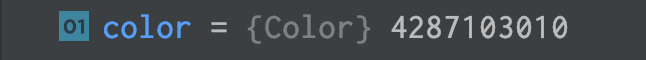 Color without formatting