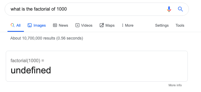 Google can't manage it, lol!