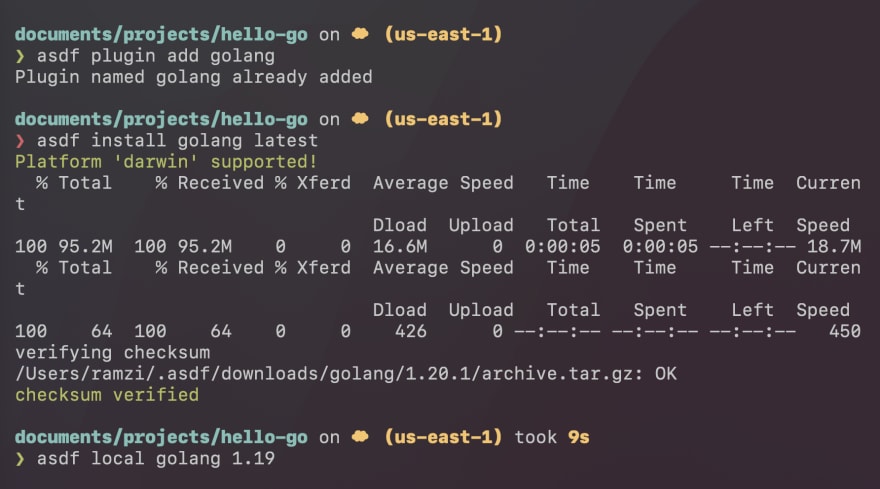 Setting Local install