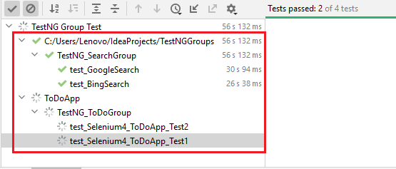 TestNG group