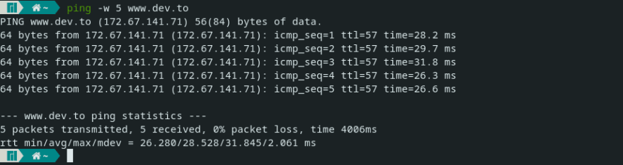 ping deadline