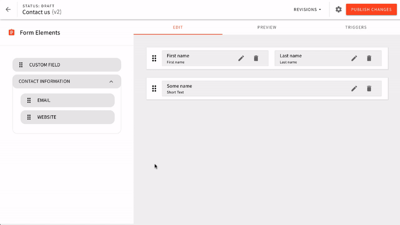 Webiny Form Builder Editor