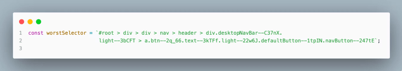 Fragile Selector