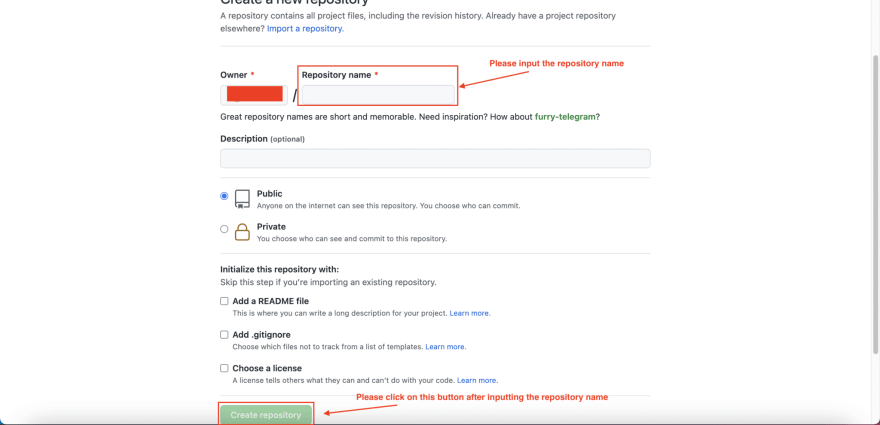 Pushing the project to Github - 2