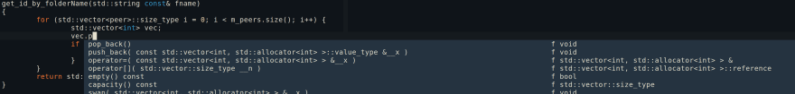 Code completion vim