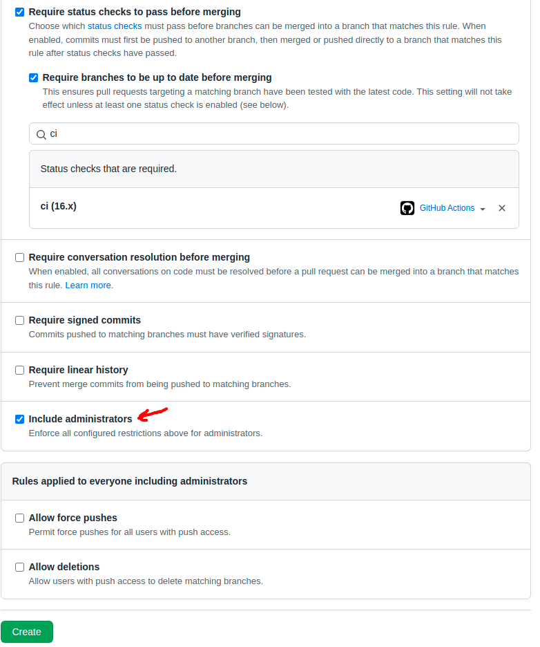 Branch rule config p2