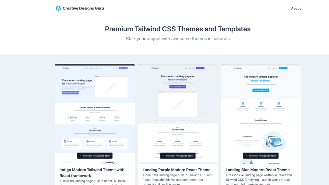 Desenvolvendo uma landing Page em NextJs c/ Tailwind CSS