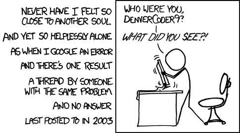 XKCD Wisom of the ancients