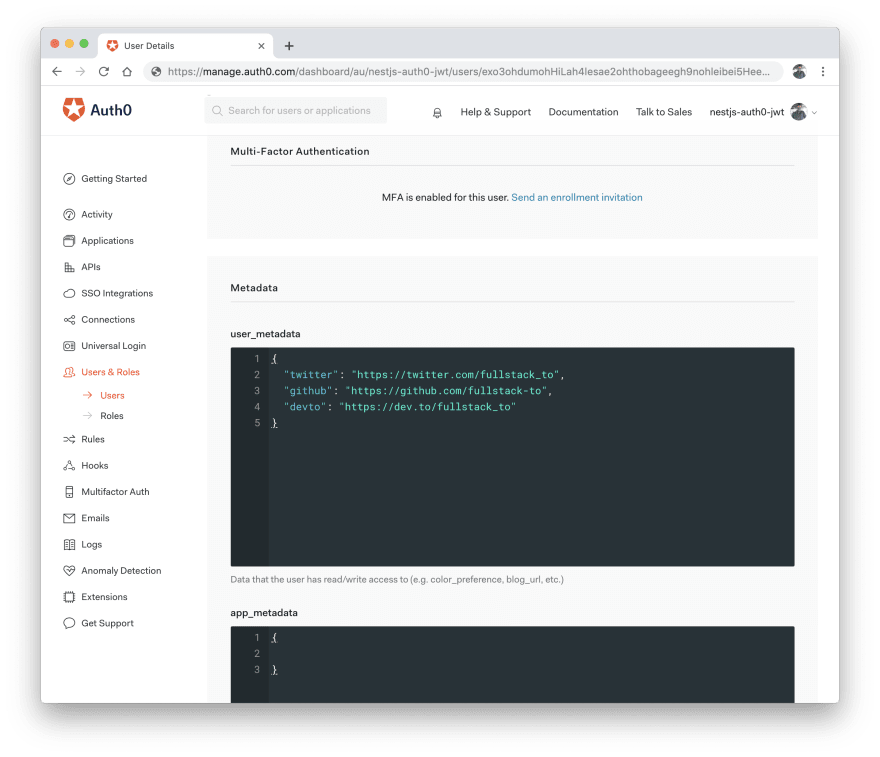Use Auth0 to secure your NestJS application - DEV