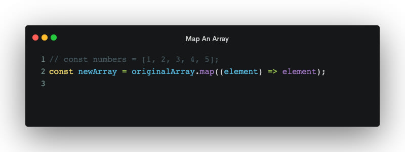 Map Array in JavaScript