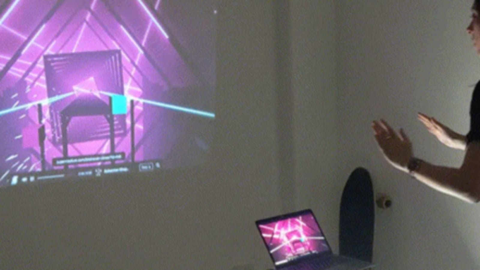 Playing Beat Saber In The Browser With Body Movements Using