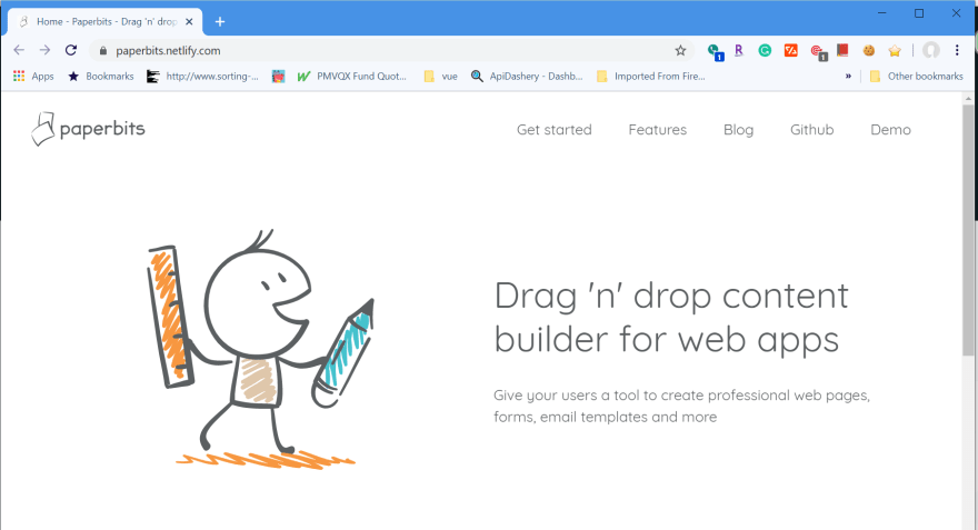 paperbits site