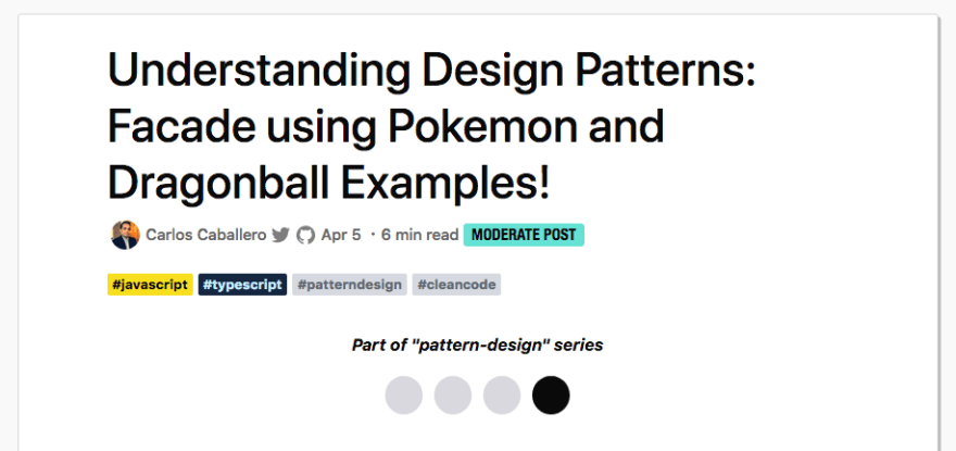 An example of a series