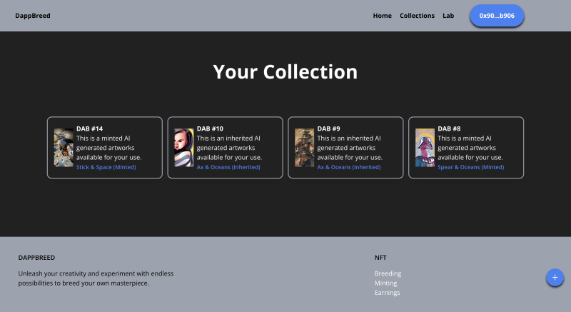Your Personal Collections Page