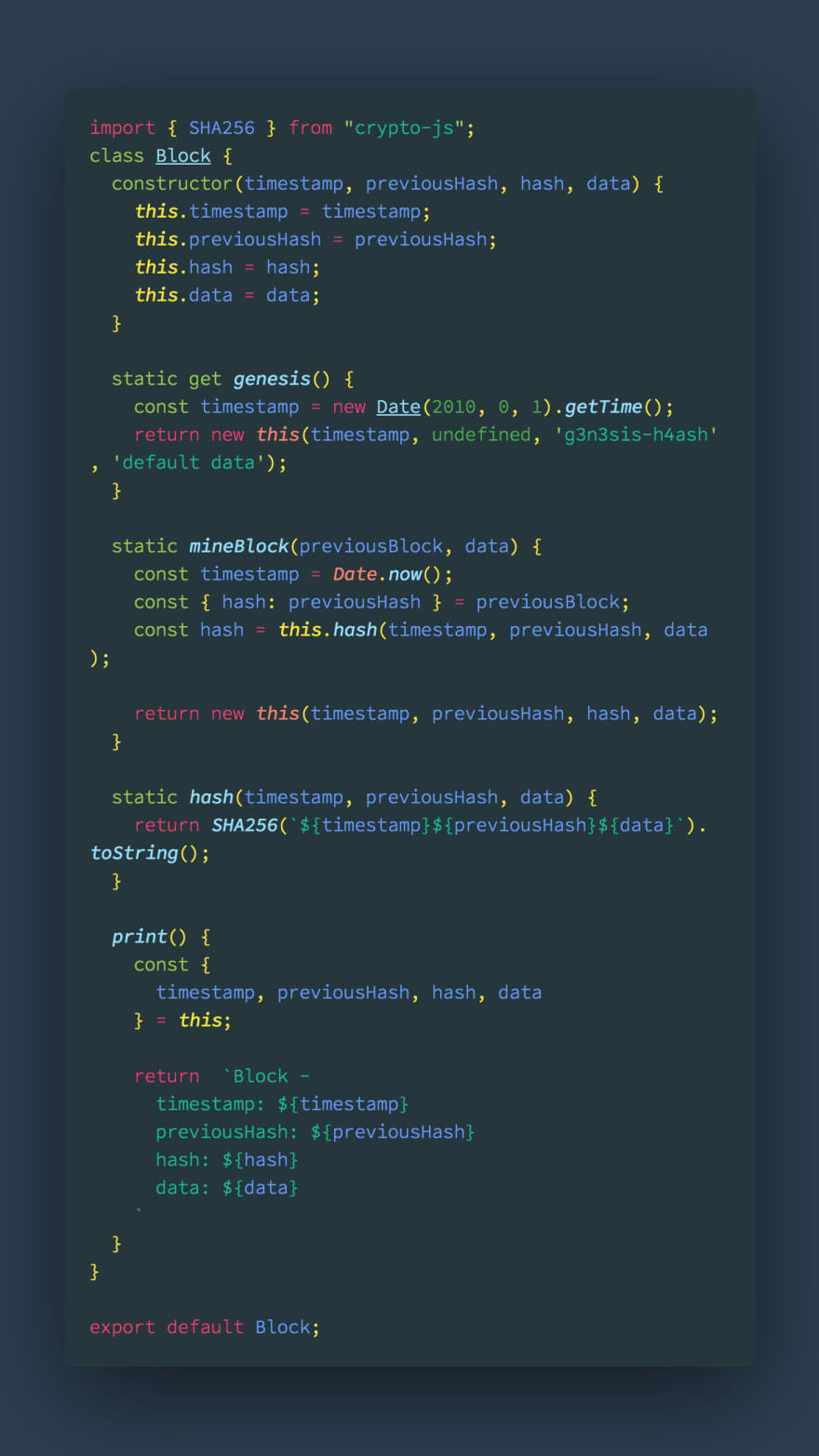 Crea tu propio blockChain con Js - DEV Community