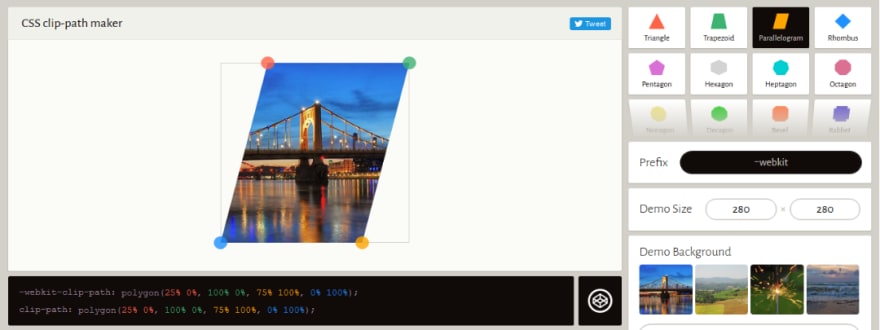 CSS clip-path maker