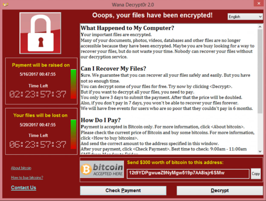 WannaCry terrorizing tech addicts