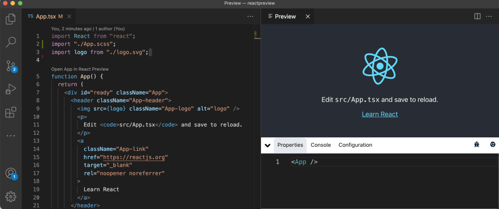 code editor with live preview