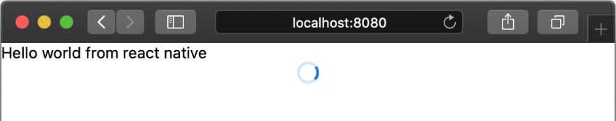 activity indicator