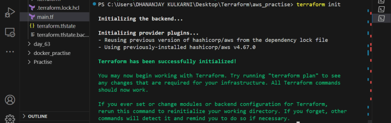 Initialize Terraform