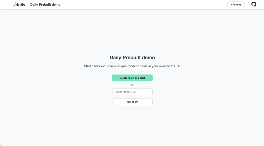 Vue Daily Prebuilt demo home page