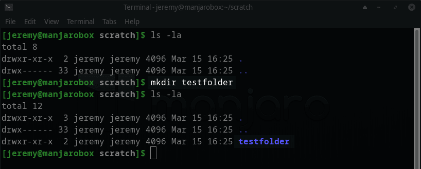 "Linux Commands for Working with Files - mkdir"