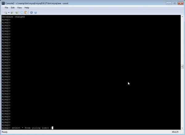 mysql commands for better logs experience