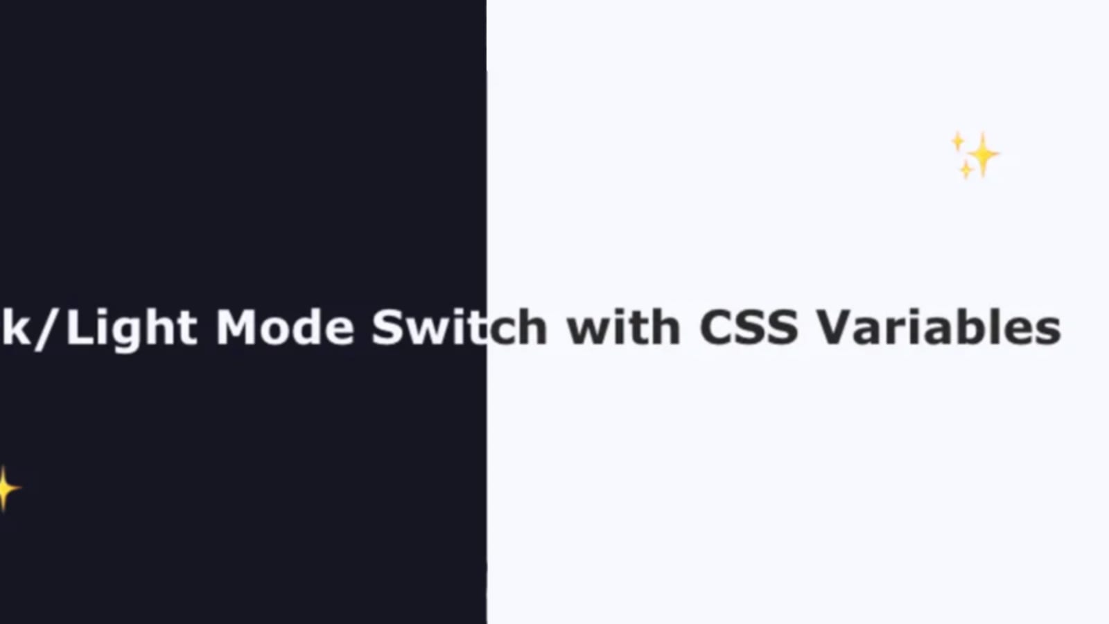 Create A Dark Light Mode Switch With Css Variables Dev