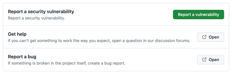 Creating new issue with a template on GitHub