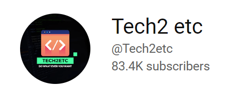 Tech2etc YouTube Subscribers