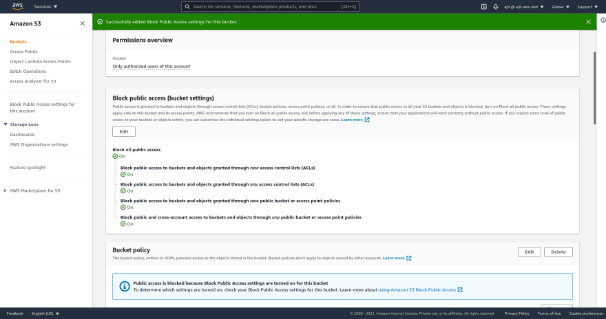 S3 permissions