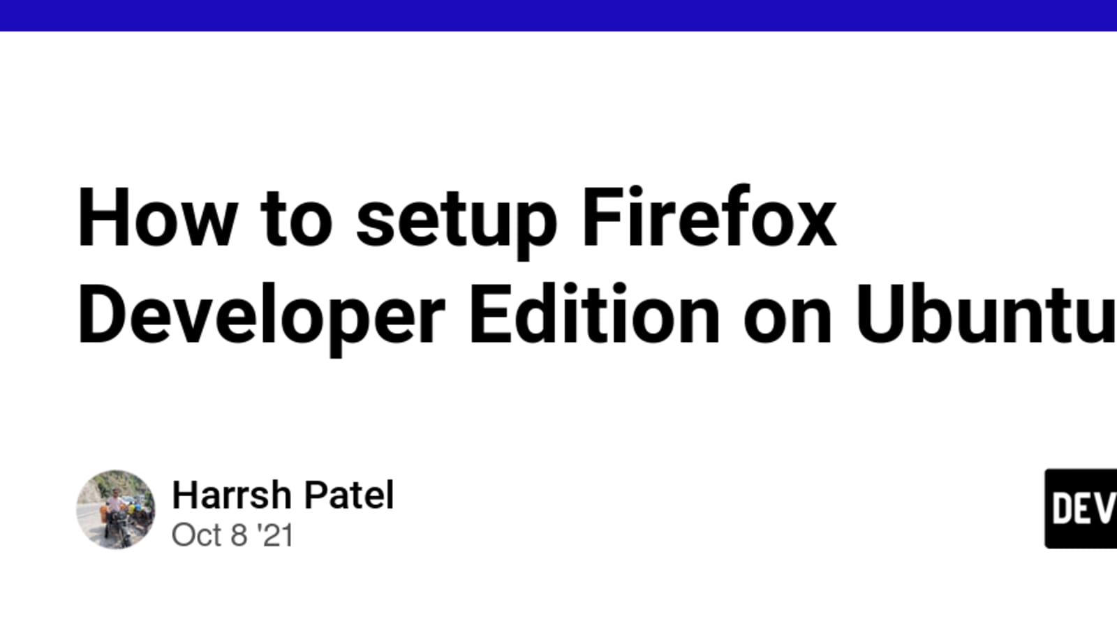 Firefox Developer Edition