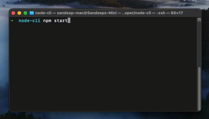 Interactive Node JS command line - DEV Community