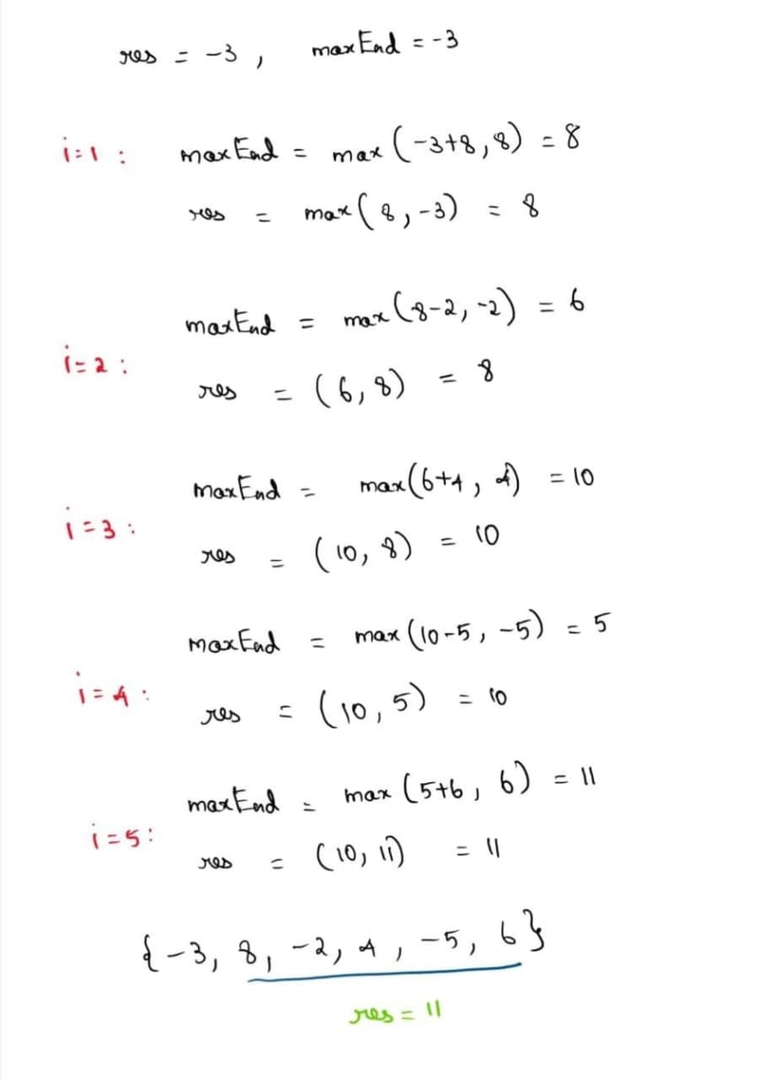 kadanes-algorithm