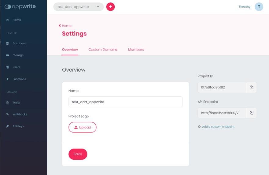 Project ID and Endpoint
